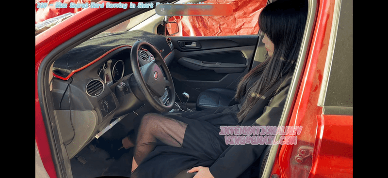 339 - Miss Secret Hard Revving in Short Boots and Stockings