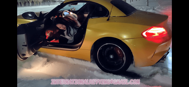 Best friend’s Girlfriend Gets My BMW Z4 Stucked in The Last Snow of This Winter