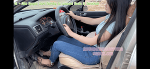 42 - Miss Nguyen Hard Revving in Leopard Heels and Barefoot