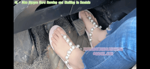 41 - Miss Nguyen Hard Revving and Stalling in Sandals