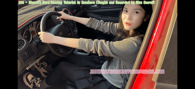 336 - Miss An Hard Revving Tutorial in Sneakers (Taught and Recorded by Miss Secret)