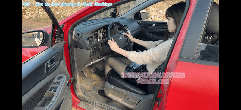 365 - Miss An Hard Revving in Black Stockings