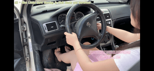 65 - Miss Nguyen Hard Revving in Pink Heels and Barefoot