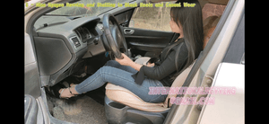 5 - Miss Nguyen Revving and Stalling in Black Heels and Casual Wear