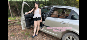 223 - Xiaoya Hard Revving My Old Peugeot for The First Time in Blue Heels