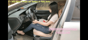 6 - Miss Nguyen Revving and Stalling in Pinky Heels