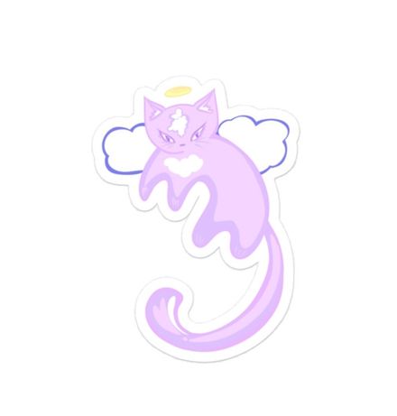 Angel Kitty Sticker