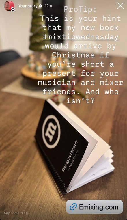 #mixtipwednesday - The New Book by Award winning Mixer Richard Furch