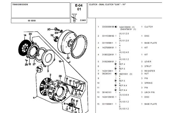 Landini 6860 - Parts Catalog