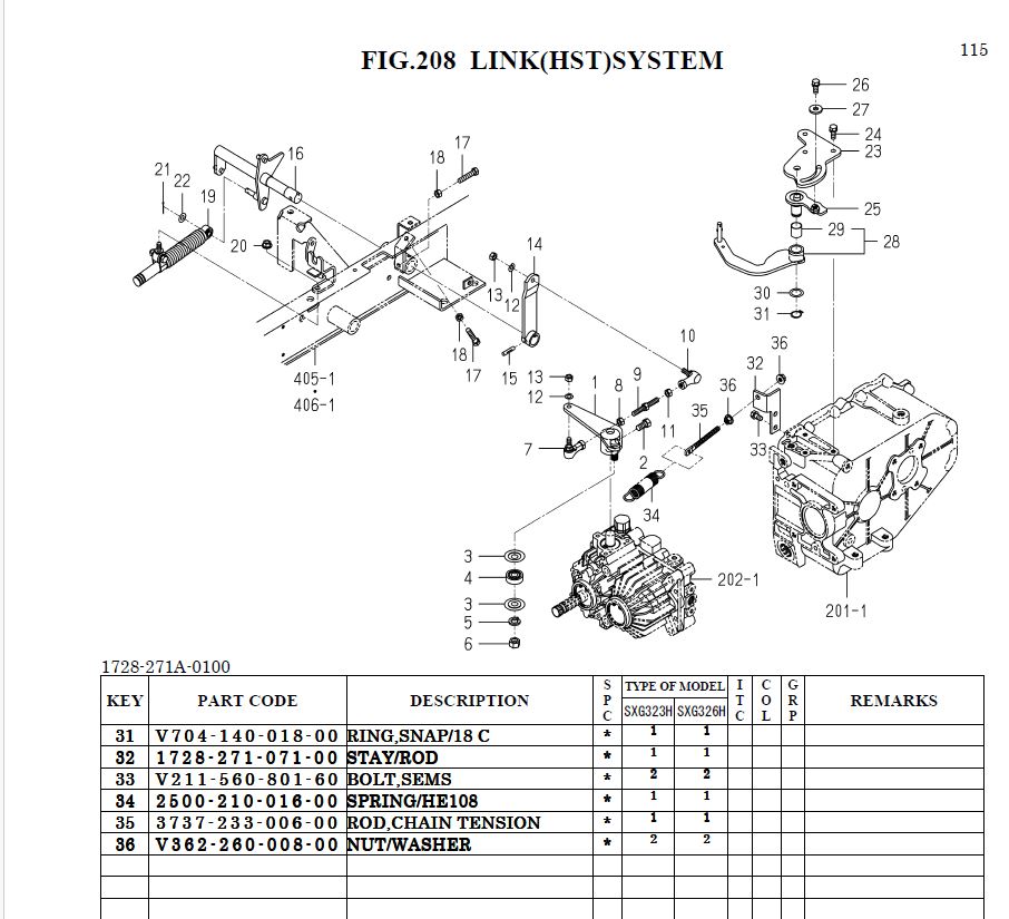 Iseki SXG323H/326H Parts Catalog,Iseki SXG323H/326H parts manual