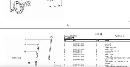 Hurlimann H 305 XE - Parts Catalog