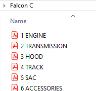 Same Falcon C - Parts Catalog