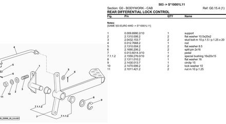 Same  503  COMANDO TREM III A (T3) - Parts Catalog