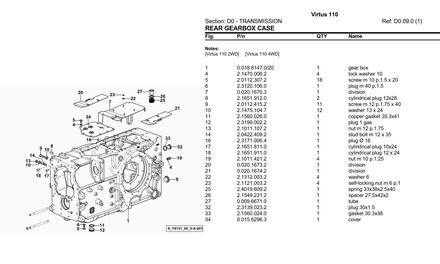 Same Virtus 110 - Parts Catalog
