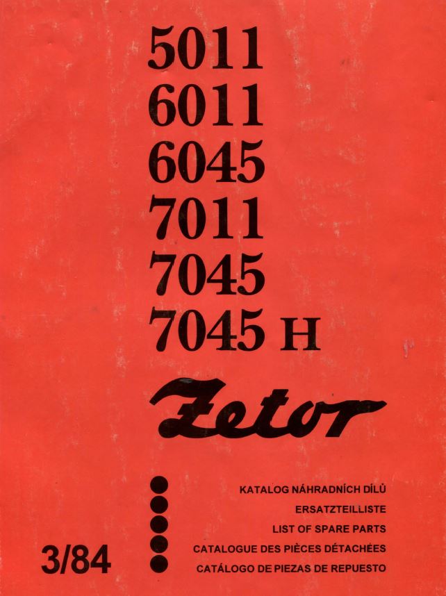 Zetor Parts Catalogs