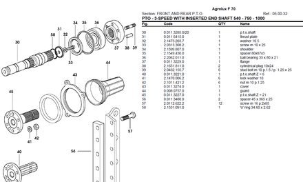 Deutz Fahr Agrolux F 70 - Parts Catalog