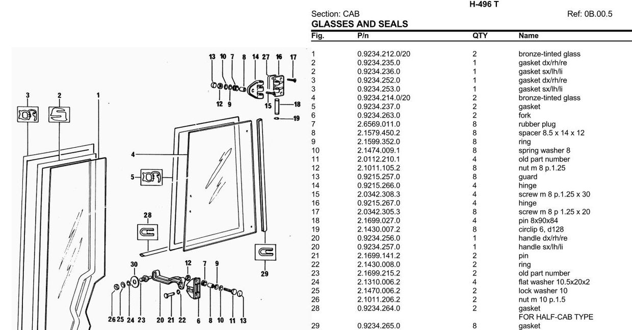 Hurlimann H-496 T Parts Catalog,Hurlimann H-496 T parts manual ...