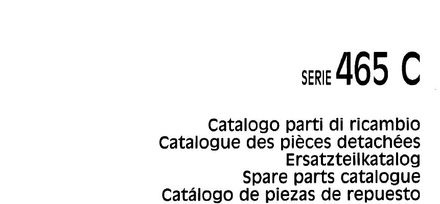 Fiat 465C Tractor - Parts Catalog
