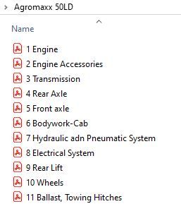 Deutz Fahr Agromaxx 50 LD - Parts Catalog