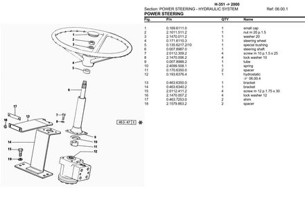 Hurlimann H-351 (after 2000) - Parts Catalog