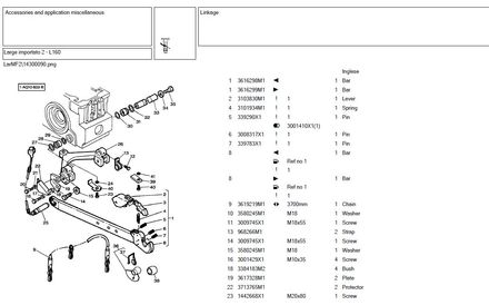 Landini L 160 -  Parts Catalog