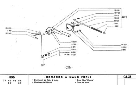 Fiat 550 Tractor - Parts Catalog
