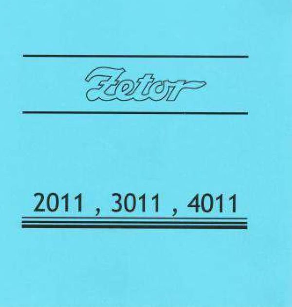 Zetor Parts Catalogs