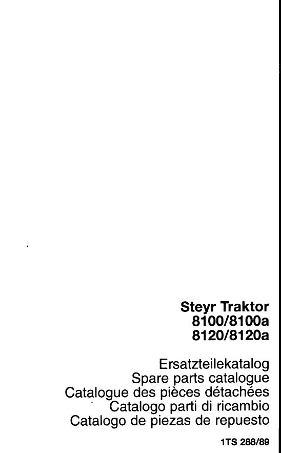 Steyr Parts Catalogs