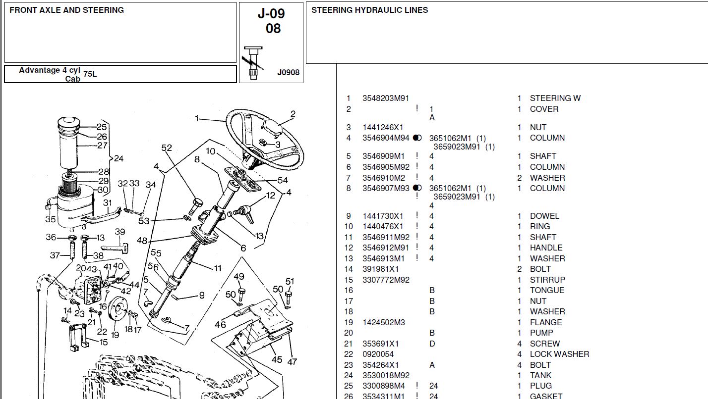 Landini Advantage Parts Catalogs