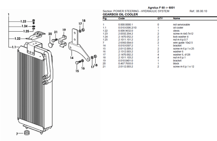 Deutz Fahr Agrolux F 60 after 6001 - Parts Catalog