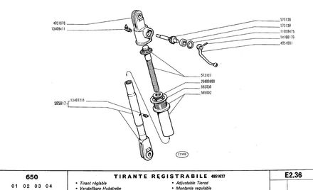 Fiat 650 Tractor - Parts Catalog