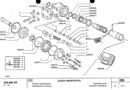 Fiat 466 466DT Tractors - Parts Catalog