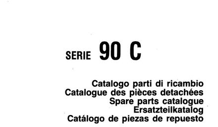Fiat 90 C Tractor - Parts Catalog
