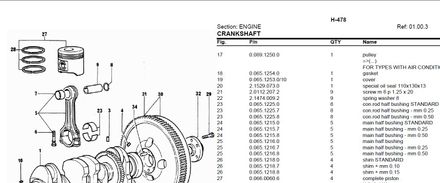 Hurlimann H 478 - Parts Catalog