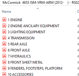 McCormick  4655 ISM-VRM-ARM (2012-    ) - RS02  Parts Catalog