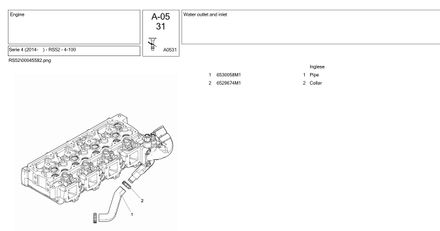 Landini 4-100 Tractor - Parts Catalog