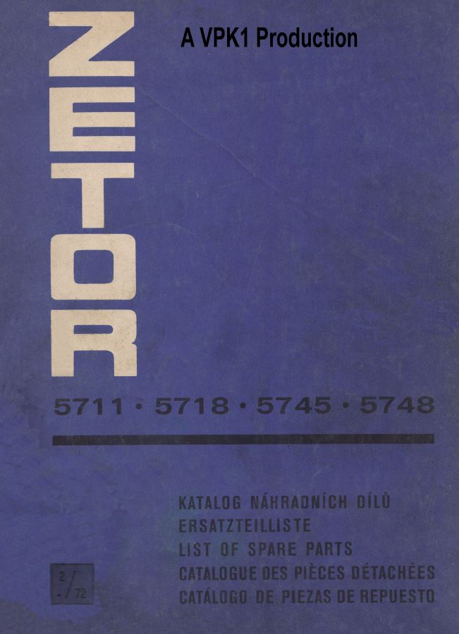 Zetor Parts Catalogs