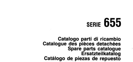Fiat 655 Tractor - Parts Catalog