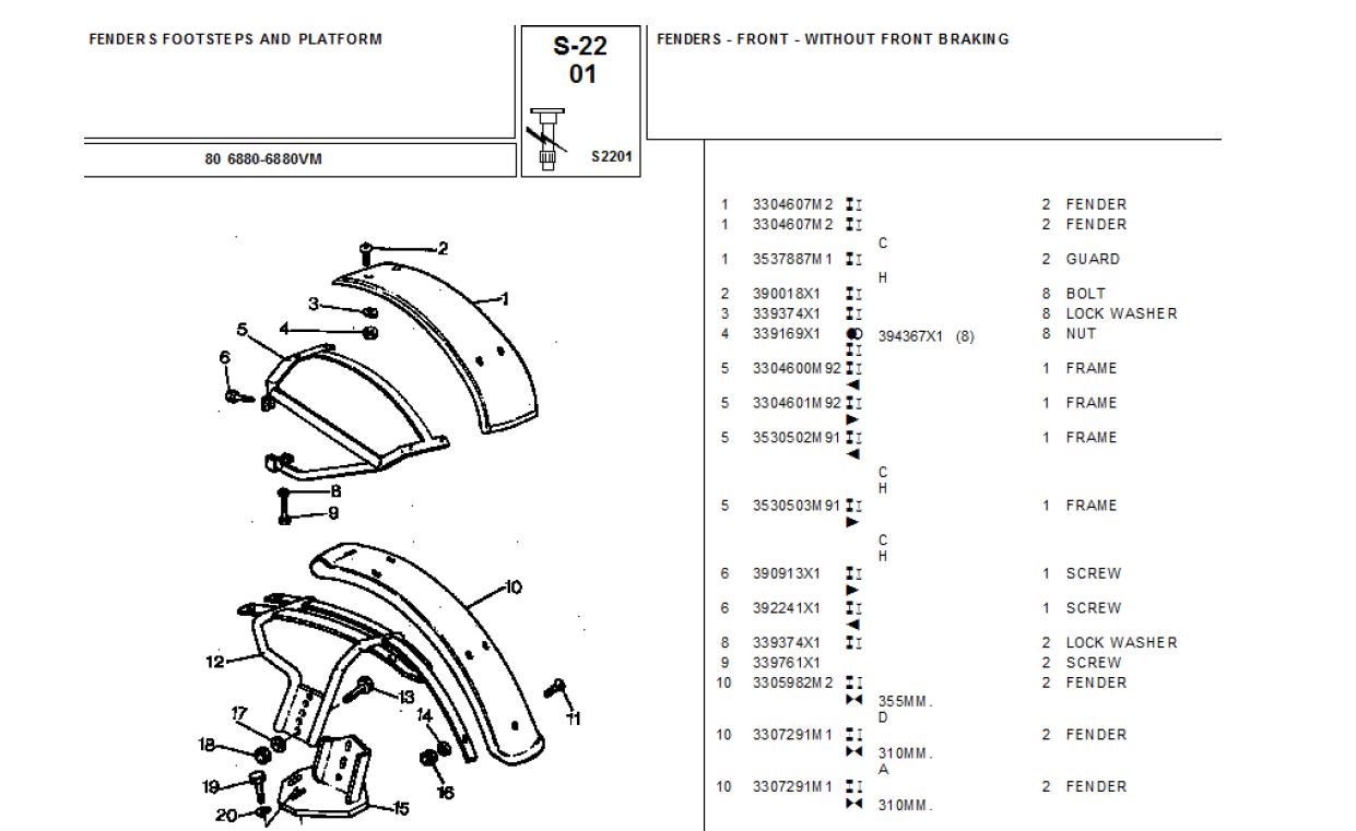 Landini 6000 Series Parts Catalogs