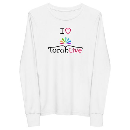 I Love Torah Live White Long Sleeve Shirt