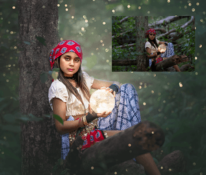 Magia de Luz en el Bosque