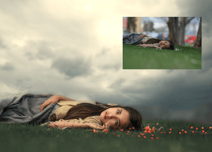 Whispers of Light: Dreamy Peaceful Portrait Editing