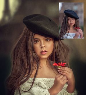 Rhylan~Painterly Portrait Tutorial outdoor