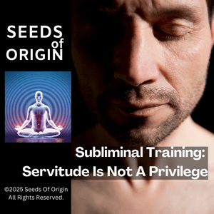 Subliminal Training:  Servitude is Not a Privilege