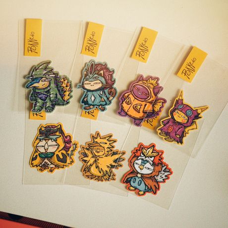 Pokkedo Poncho Sticker Set