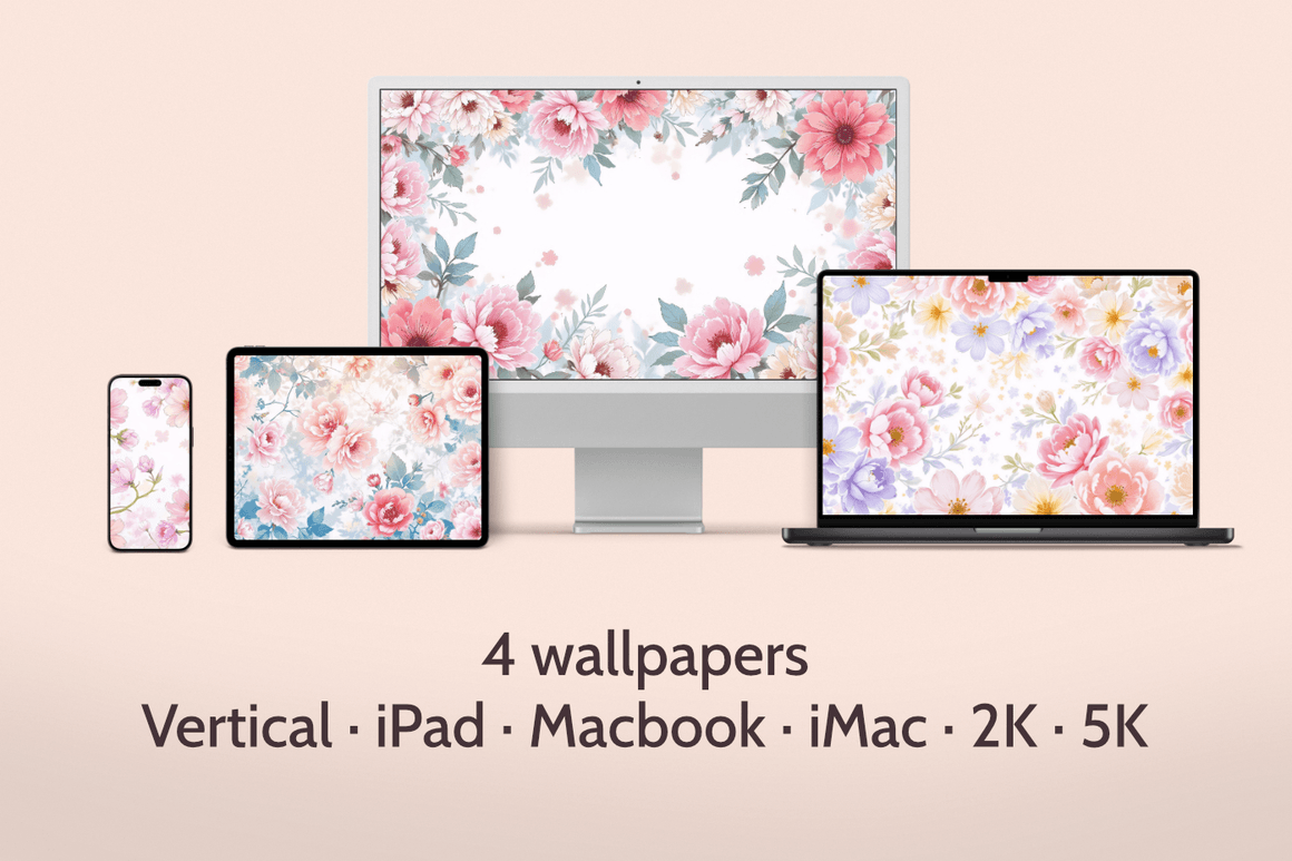 Floral Aesthetic Multicolor