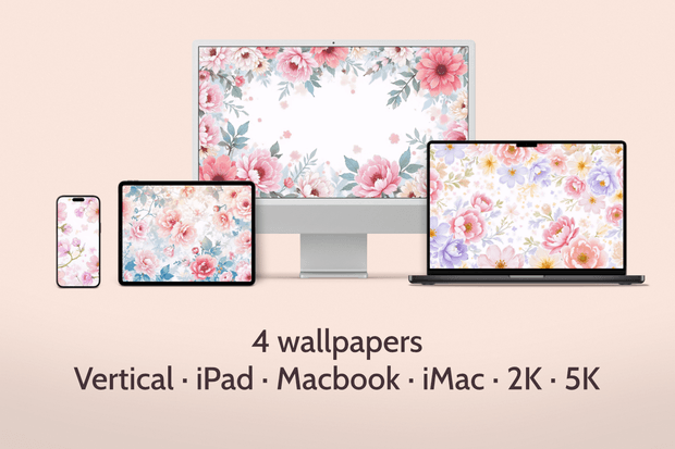 Floral Aesthetic Multicolor