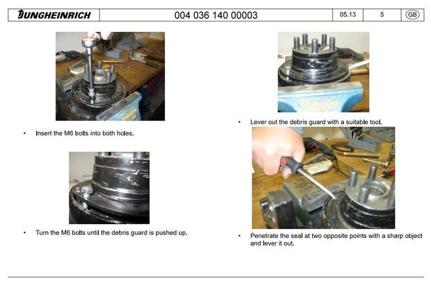Jungheinrich EKS 110 (07.2004-03.2009) Order Picker Workshop Service Manual