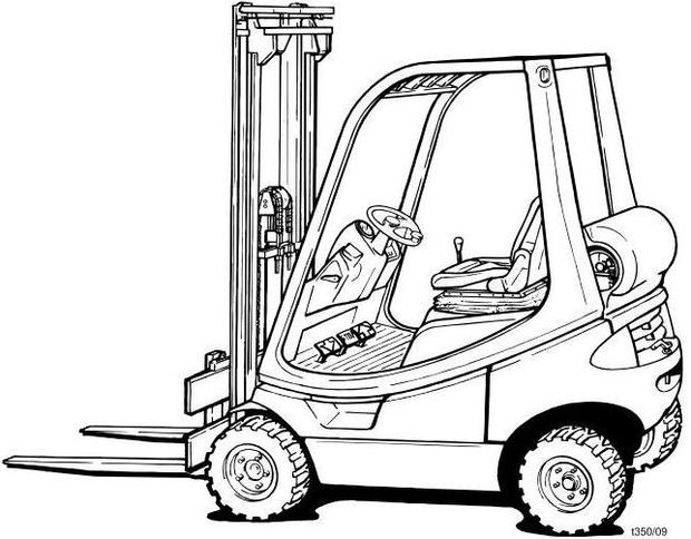 Linde H12T, H16T, H18T LPG Forklift Truck 350-02 series Operating Instructions (User Manual)