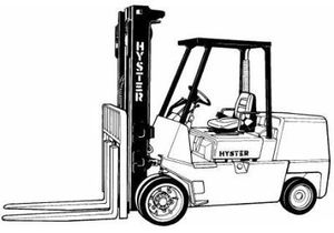 Hyster S6.00XL, S7.00XL Diesel / LPG Forklift Truck C024 Series Service Workshop Manual (Europe)